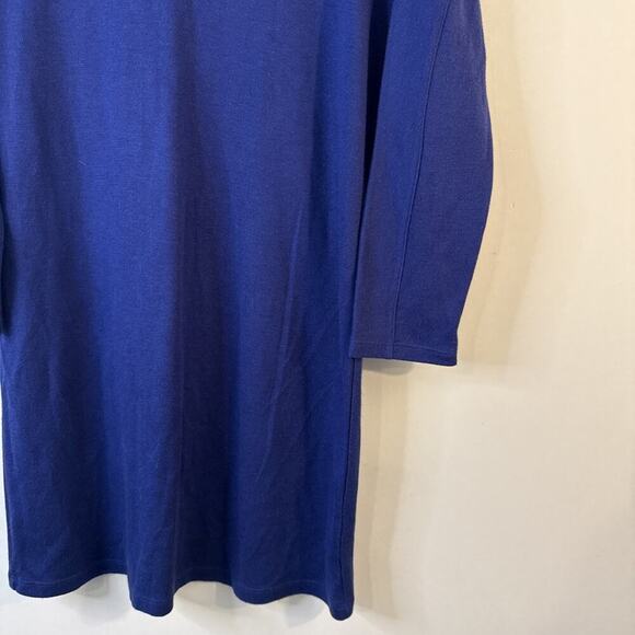Global Work Royal Blue Shift Dress Size L - Picture 5 of 11